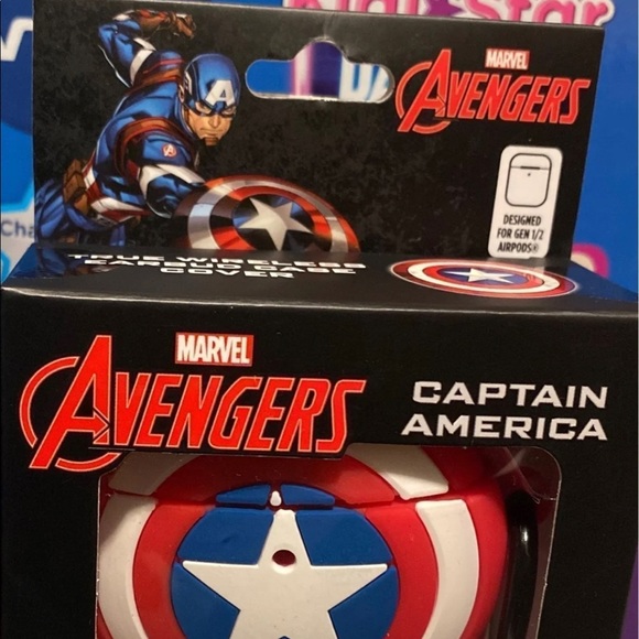 True Wireless Earbud Case Cover -Captain America - Picture 2 of 5